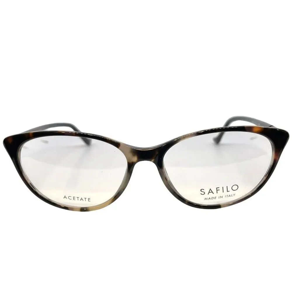 Safilo Burrato 06 Color C9K Havana White Women Eyeglass Frame 53 x 16 140